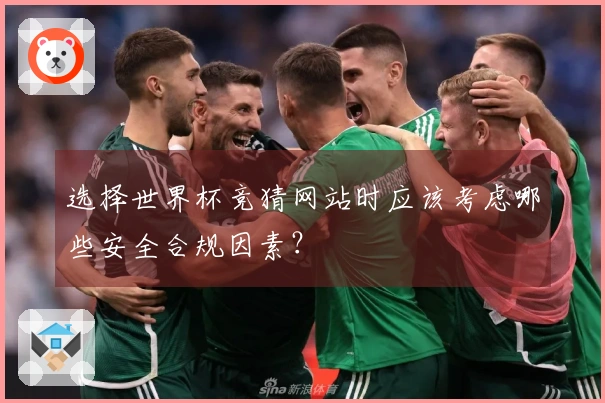选择世界杯竞猜网站时应该考虑哪些安全合规因素？